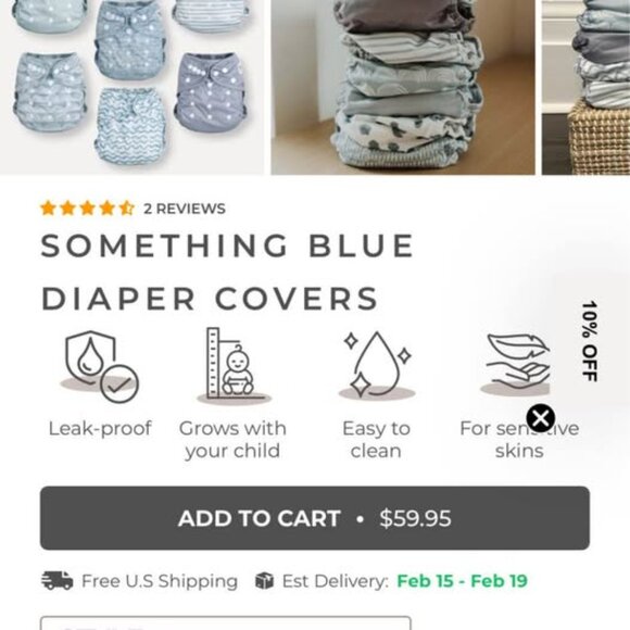 7 brand new diaper covers Nora’s Nursery - Picture 4 of 4